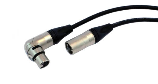 Yorkville Sound - Standard Series Microphone Cable - 90 degree female - 25 foot