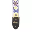 The Sunflower Guitar Strap - White