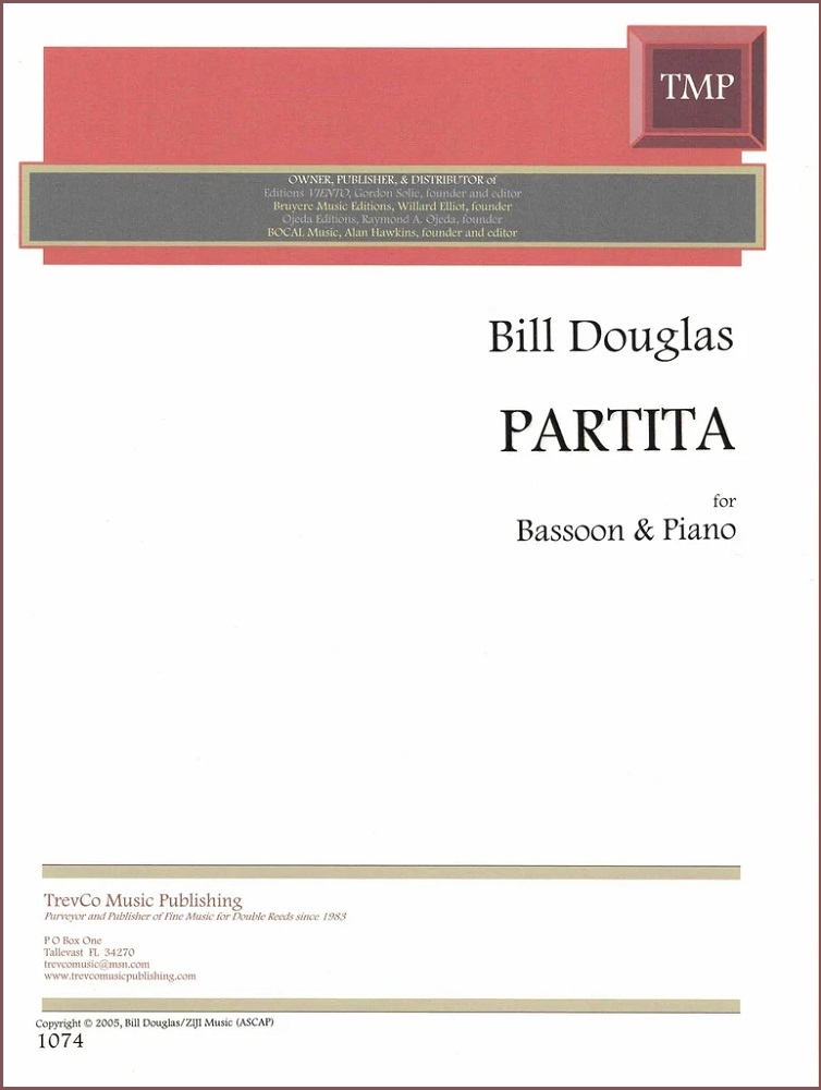 Partita - Douglas - Bassoon/Piano - Book
