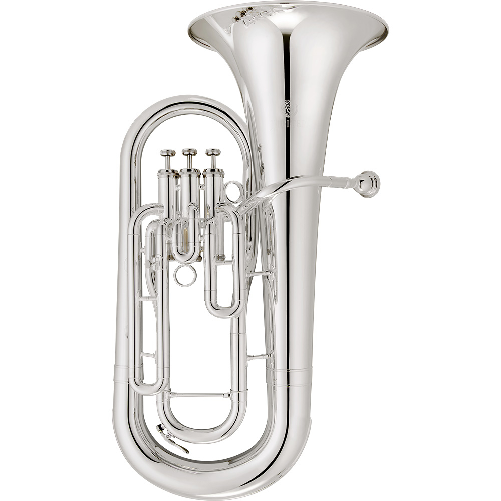 JEP705S 3 Valve Euphonium with 11\'\' Bell - Silver-Plated