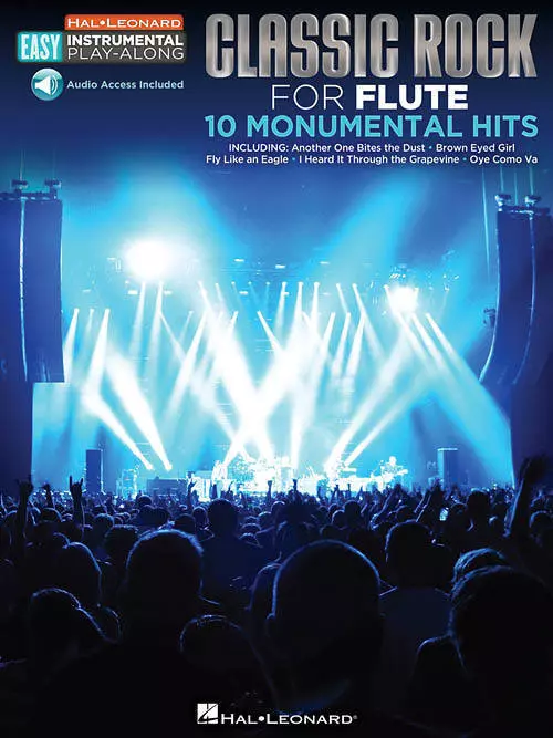 Classic Rock For Flute-Easy Instrumental Play-Along - Book/On-line Audio Tracks