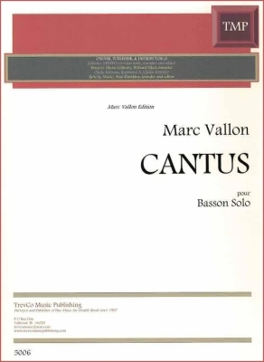 Trevco Music - Cantus - Vallon - Bassoon - Book