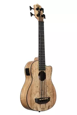 Spalted Maple Acoustic/Electric U-Bass with Gigbag