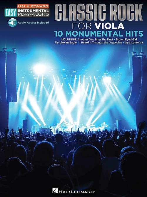 Classic Rock For Viola-Easy Instrumental Play-Along - Book/On-line Audio Tracks