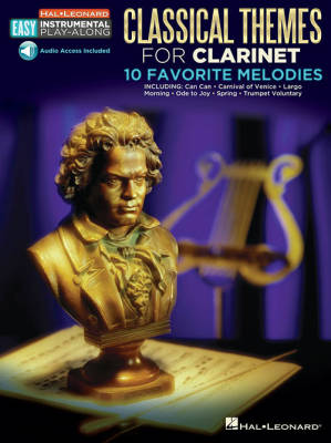 Hal Leonard - Classical Themes For Clarinet-Easy Instrumental Play-Along - Book/On-line Audio Tracks