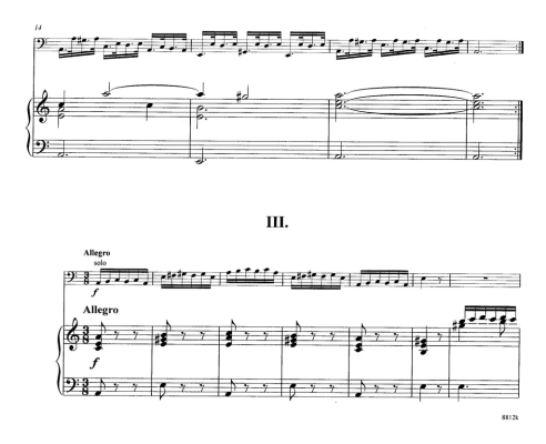 Concerto in a minor, F8 #12, RV499 - Vivaldi/Cramer - Bassoon/Piano - Book