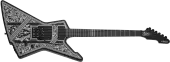 Schecter - E-1 FR Przym Palladium Electric Guitar - Gloss Black