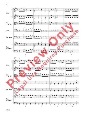 Strings of Fire - Bernotas - String Orchestra - Gr. 1.5