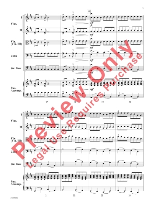 Strings of Fire - Bernotas - String Orchestra - Gr. 1.5