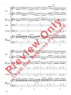 Strings of Fire - Bernotas - String Orchestra - Gr. 1.5