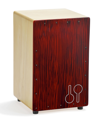 Sonor - Mosquito Cajon - Red Black Stripes