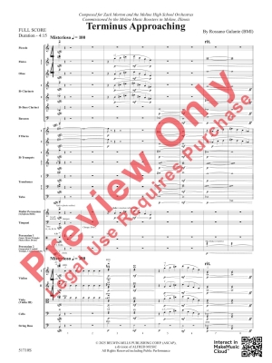 Terminus Approaching - Galante - Full Orchestra - Gr. 4.5