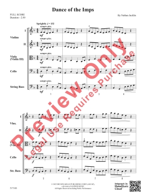 Dance Of The Imps - So - Jacklin (gr.3)