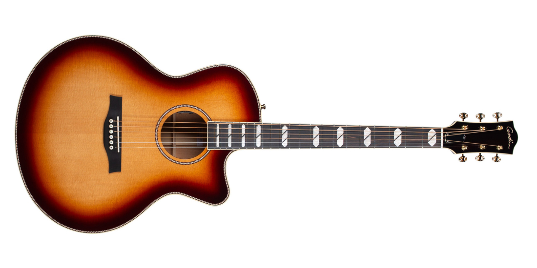 Connaisseur Mini-Jumbo Mahogany Acoustic Guitar - Sunset Burst