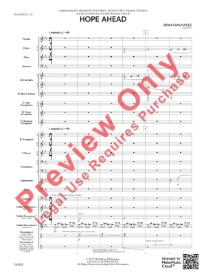 Hope Ahead - Balmages - Concert Band - Gr. 3