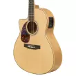 LV-03E Mahogany Recording Series L-Body Cutout Acoustic/Electric Guitar with Case, Left-Handed