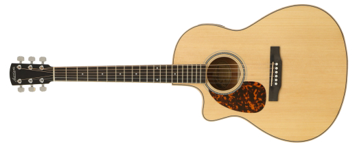 Larrivee - LV-03E Mahogany Recording Series L-Body Cutout Acoustic/Electric Guitar with Case, Left-Handed