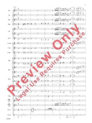Woodlands Overture - Balmages - Concert Band - Gr. 4.5