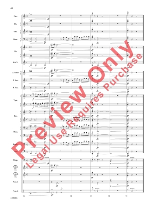 Woodlands Overture - Balmages - Concert Band - Gr. 4.5