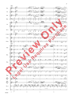 Woodlands Overture - Balmages - Concert Band - Gr. 4.5
