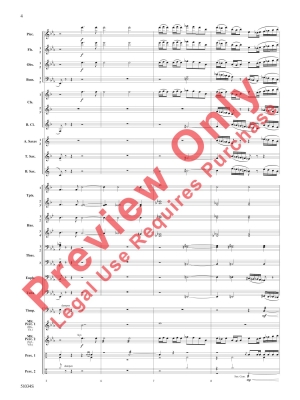 Woodlands Overture - Balmages - Concert Band - Gr. 4.5