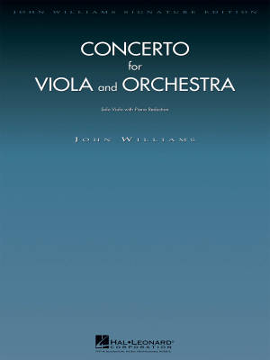 Hal Leonard - Concerto For Viola & Orchestra - Williams - Viola/Piano Reduction
