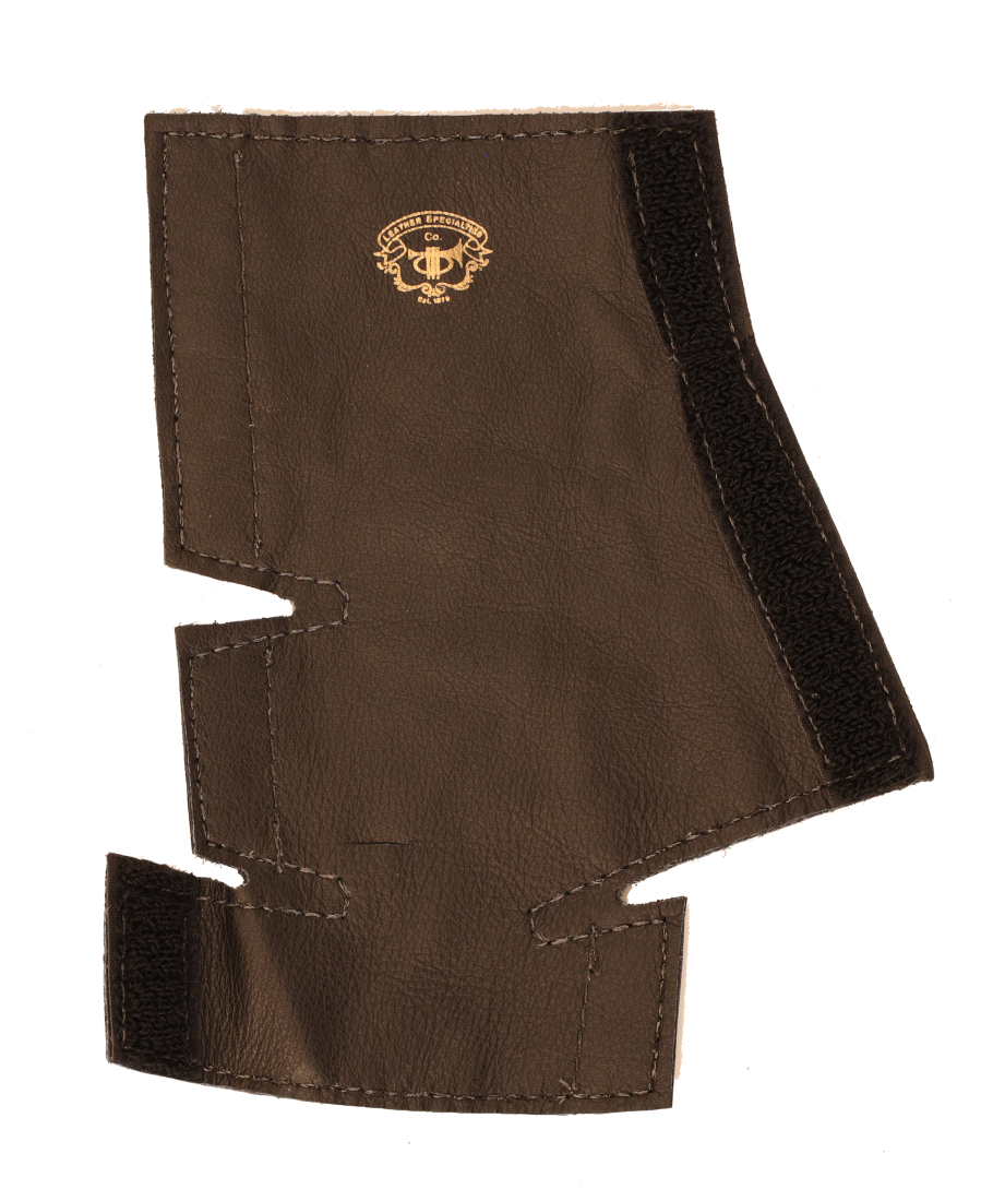 Yamaha 668 French Horn Leather Valve Guard - Black