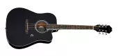 Epiphone - Songmaker Deluxe FT-100 CE Acoustic\/Electric Guitar - Ebony