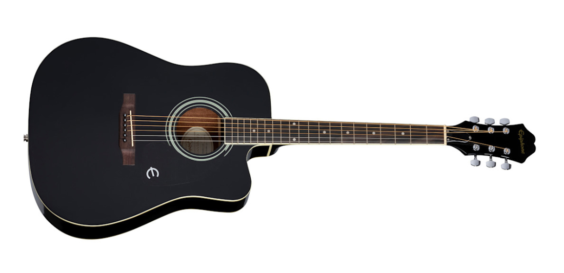 Songmaker Deluxe FT-100 CE Acoustic/Electric Guitar - Ebony