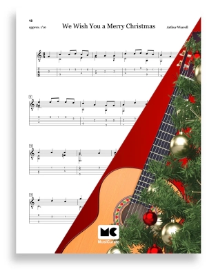 Merry Christmas for Solo Guitar, Level 1 - Classical Guitar - Book