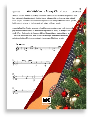 Merry Christmas for Solo Guitar, Level 1 - Classical Guitar - Book