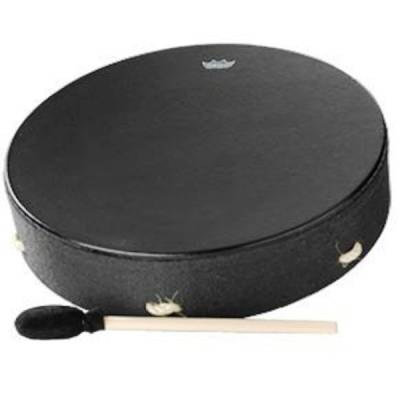 Sea Drum 5 Inches Ocean Drum Hand Drum Sea Sound Drum Ethnic Percussion  Musical Therapy Musical Instrument (B)