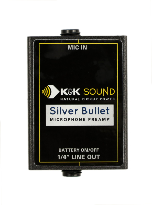 Silver Bullet Microphone for Wind/Brass Instruments - 1/4\'\'