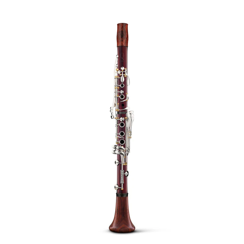 Q Series Professional Cocobolo Bb Clarinet with Gold Posts and Silver Keywork