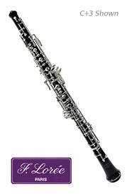 F. Loree - CR+3 Grenadilla Royal Oboe, AK Bore - w/Case & Cover
