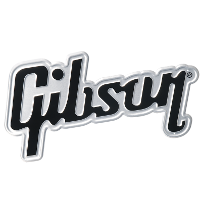 Gibson - Gibson Logo Tin Sign - Black