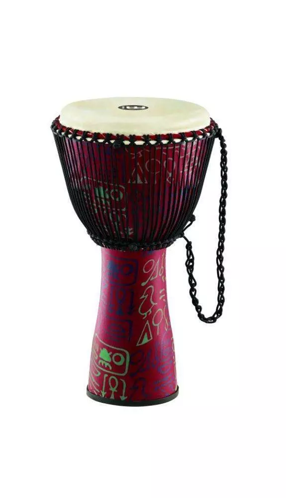 Fiberglass Rope Tuned Djembe 12 inch, Goat Head, Pharaoh\'s Script