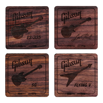 Gibson - Rosewood Fretboard Magnet Set - Brown