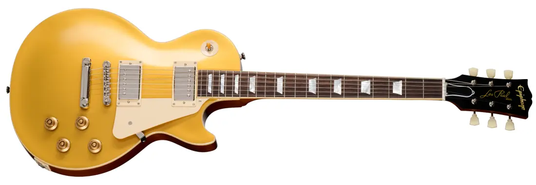 1957 Les Paul Goldtop Reissue Electric Guitar with Hardshell Case - Double Gold