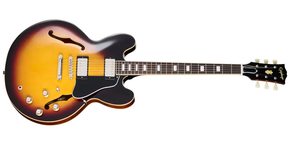 1962 ES-335 Reissue Electric Guitar with Hardshell Case - Vintage Burst