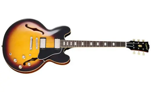 1962 ES-335 Reissue Electric Guitar with Hardshell Case - Vintage Burst