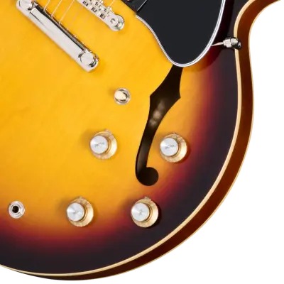 1962 ES-335 Reissue Electric Guitar with Hardshell Case - Vintage Burst