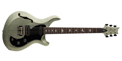PRS Guitars - S2 Vela Semi-Hollow Satin Electric Guitar with Gigbag - Mavis Mint Metallic