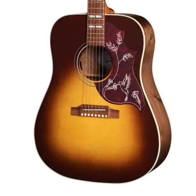 Hummingbird Studio Walnut Acoustic/Electric Guitar with Hardshell Case - Walnut Burst Gloss