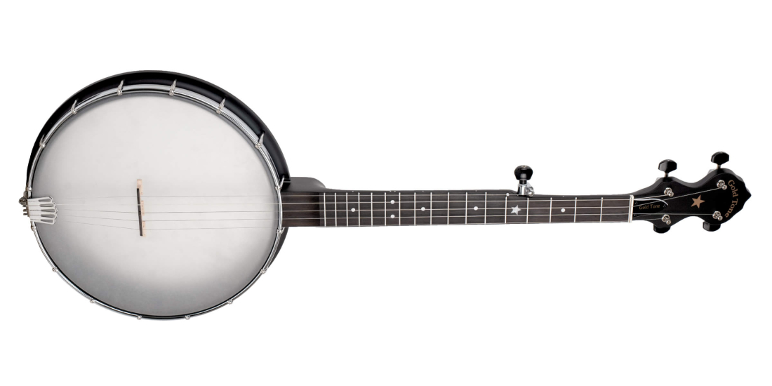12\'\' A-Scale Acoustic Composite 5-String Openback Banjo with Gigbag