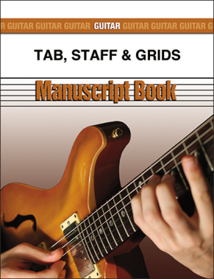 Mayfair Music - Guitar Manuscript Book - Tab, Staff & Grids - Book