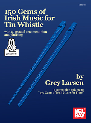 150 Gems of Irish Music for Tin Whistle - Larsen - Tin Whistle - Book/Audio Online