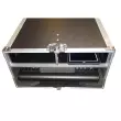 Digital Audio Mixer Flight Case for Midas M32R Console with Doghouse Compartment and Caster Wheels