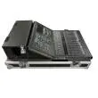 Digital Audio Mixer Flight Case for Midas M32R Console with Doghouse Compartment and Caster Wheels