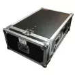 Digital Audio Mixer Flight Case for Midas M32R Console with Doghouse Compartment and Caster Wheels